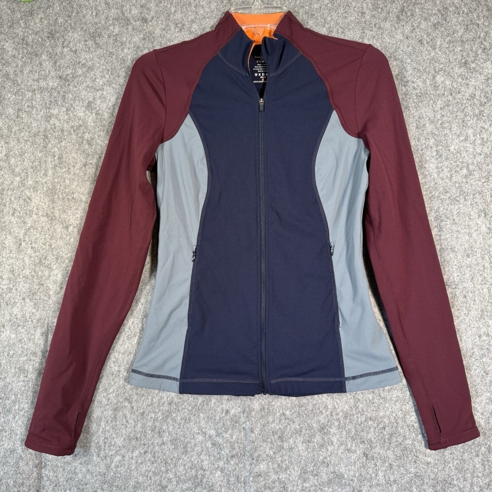 Sweaty Betty Jacket Womens Small Power Performance Blue Running Run Gym Full Zip